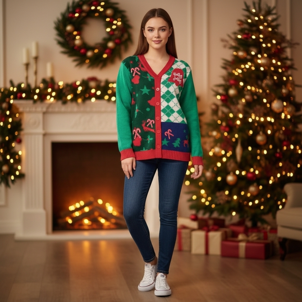 Merry Christmas ugly sweater size small